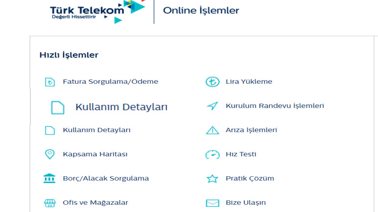 türk telekom arama dökümü