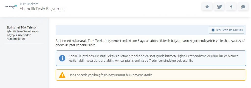 türk telekom abonelik iptali