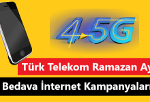 türk telekom 10 gb ramazan bedava i̇nternet