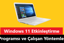 windows 11 etkinleştirme (programsız)
